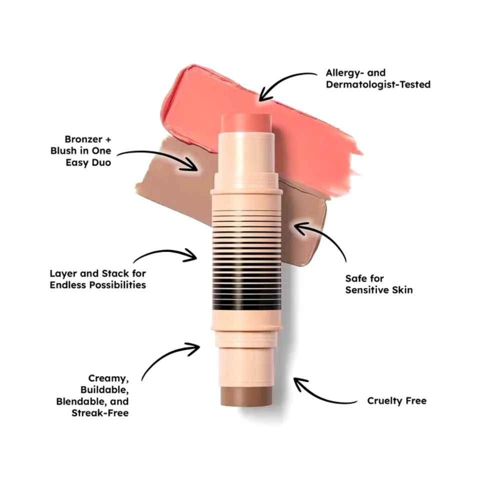 Dibs Beauty Desert Island Duo - Blush and Bronzer Stick - 1.5 - Picture 7 of 8